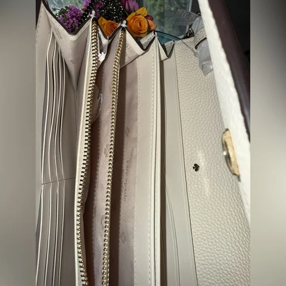 Kate Spade NWT Multicolor Stripe Fabric and Leather Shoulder Bag - Picture 7 of 10